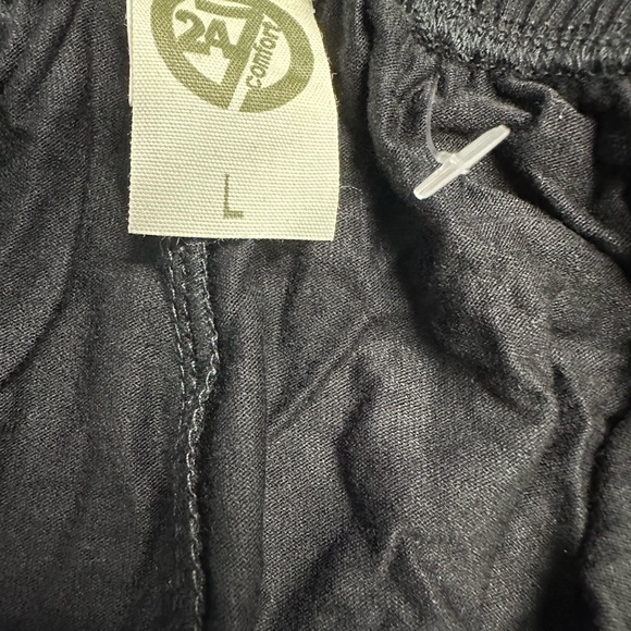 24/7 Comfort Apparel Wide Leg Palazzo Pants New Size Large - Picture 2 of 2